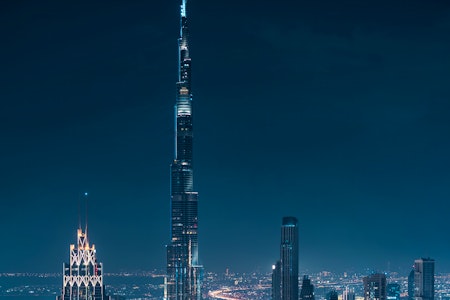 Burj Khalifa on the skyline