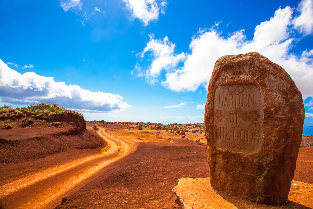 Lanai, Hawaii. Garden of the Gods.