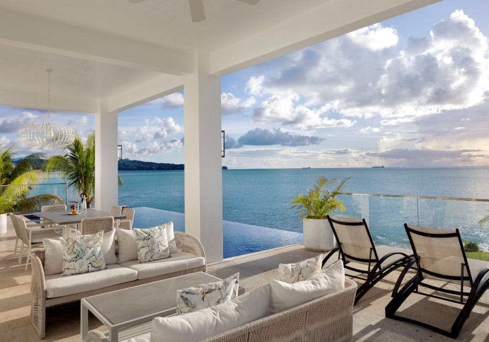 Windjammer Landing Ocean Residences terrace view