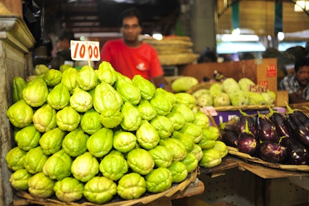 Local Mauritian market, Mauritius