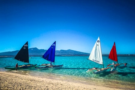 Private Sailing Outrigger Canoe - Tahiti
