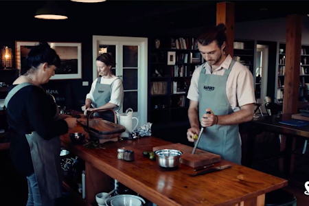 Whales by Helicopter and Hapuku Kitchen Cooking Class
