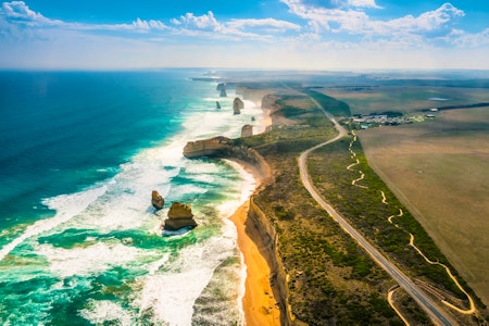 Amazing Nature of Twelve Apostles by the Great Ocean Road in Australia