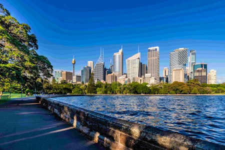 Sydney Harbour and skyline