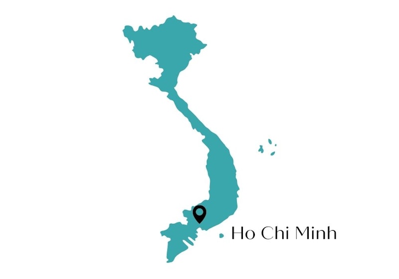 Ho Chi Minh map
