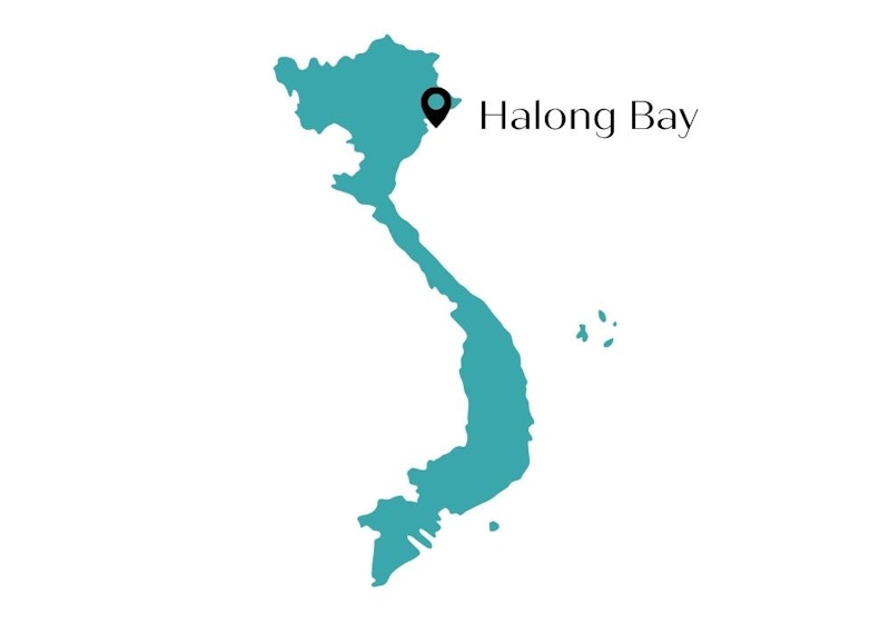 Halong Bay map