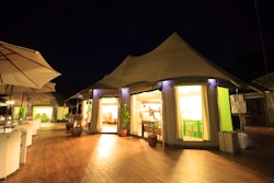 Restaurant at 4 Rivers Floating Lodge, Cambodia
