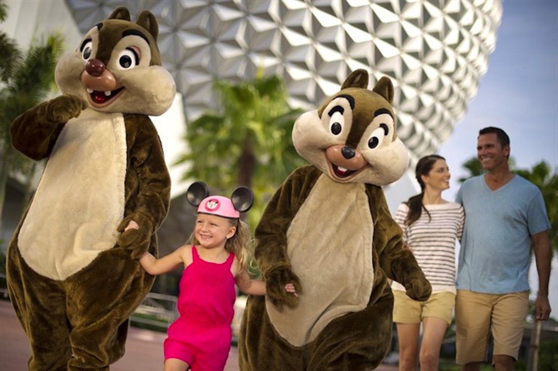 Chip 'N' Dale at Disney's Epcot Centre