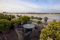 River View from Le Moon Terrace Bar at Amanjaya Pancam Hotel, Cambodia