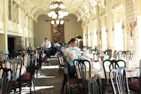 Dining aboard the American Queen