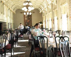 Dining aboard the American Queen