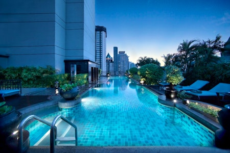 Swimming Pool at Banyan Tree Bangkok