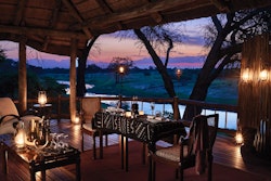 Dining at Savute Elephant Lodge, A Belmond Safari, Botswana
