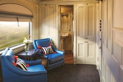 interior of cabin, Andean Explorer, A Belmond Train, Peru