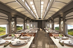 dining area, Andean Explorer, A Belmond Train, Peru