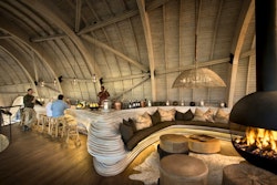 Bar at &Beyond Sandibe Okavango Safari Lodge