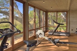 Gym at &Beyond Sandibe Okavango Safari Lodge