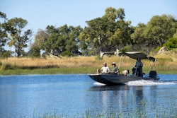 Camp boating at &Beyond Xaranna Okavango Delta Camp