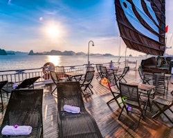 Decking Area at Bhaya Halong Bay Cruises