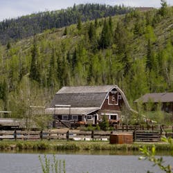 Exterior of C Lazy U Ranch, Colorado