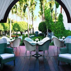 Blue Door Terrace at Delano Hotel, Miami