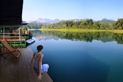 Lake view at Elephant Hills Rainforest Camp