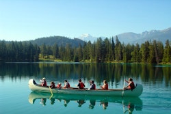 Canoe Tour at Fairmont Jasper Park Lodge