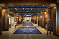 Lobby at Fairmont Le Chateau Frontenac, Quebec City