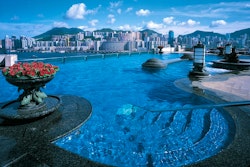 Pool area at Harbour Grand Kowloon