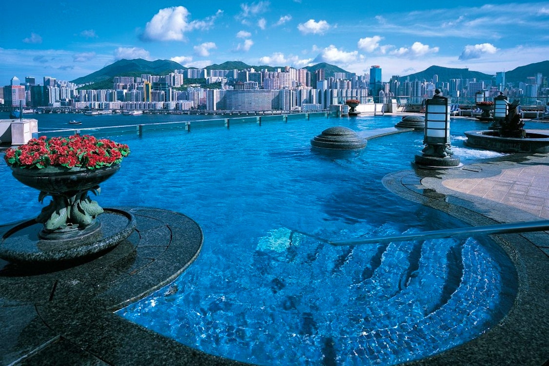 Pool area at Harbour Grand Kowloon