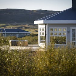 Exterior Hot Tub, Hotel Grimsborgir, Golden Circle, Iceland