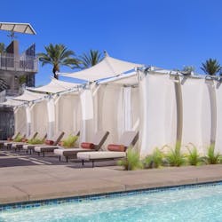 Lounge chairs at Hyatt Regency Scottsdale Resort & Spa at Gainey Ranch