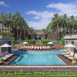 Stunning pool area at Hyatt Regency Scottsdale Resort & Spa at Gainey Ranch