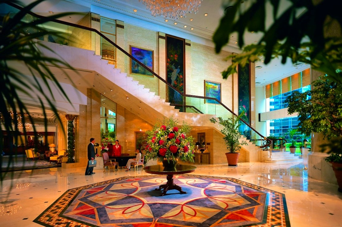 Lobby at Island Shangri La, Hong Kong