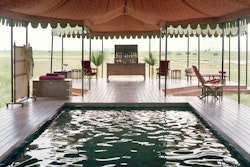 Pool Pavilion at Jack’s Camp