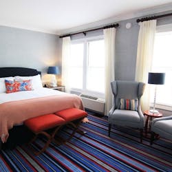 Bedroom at Kennebunkport Inn, Maine