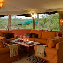 Lounge area at Kicheche Valley Camp