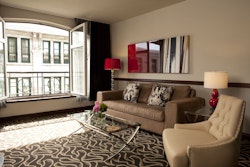 Deluxe Suite Living Room at Le Saint-Sulpice, Montreal