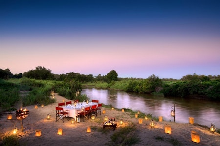 Bush Dinner at Lion Sands Ivory Lodge, South Africa