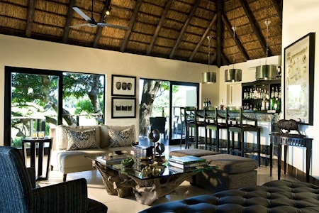 Bar at Lion Sands Ivory Lodge, South Africa