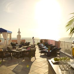 Terrace Area at Don CeSar Resort (St Pete Beach)