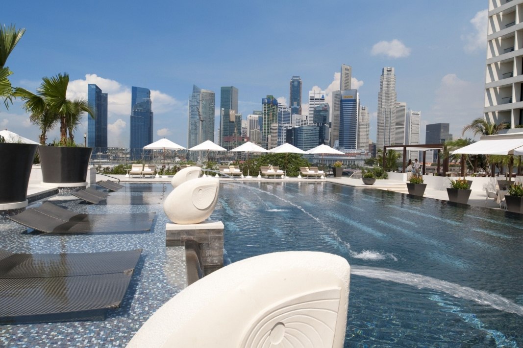 Rooftop pool Mandarin Oriental, Singapore