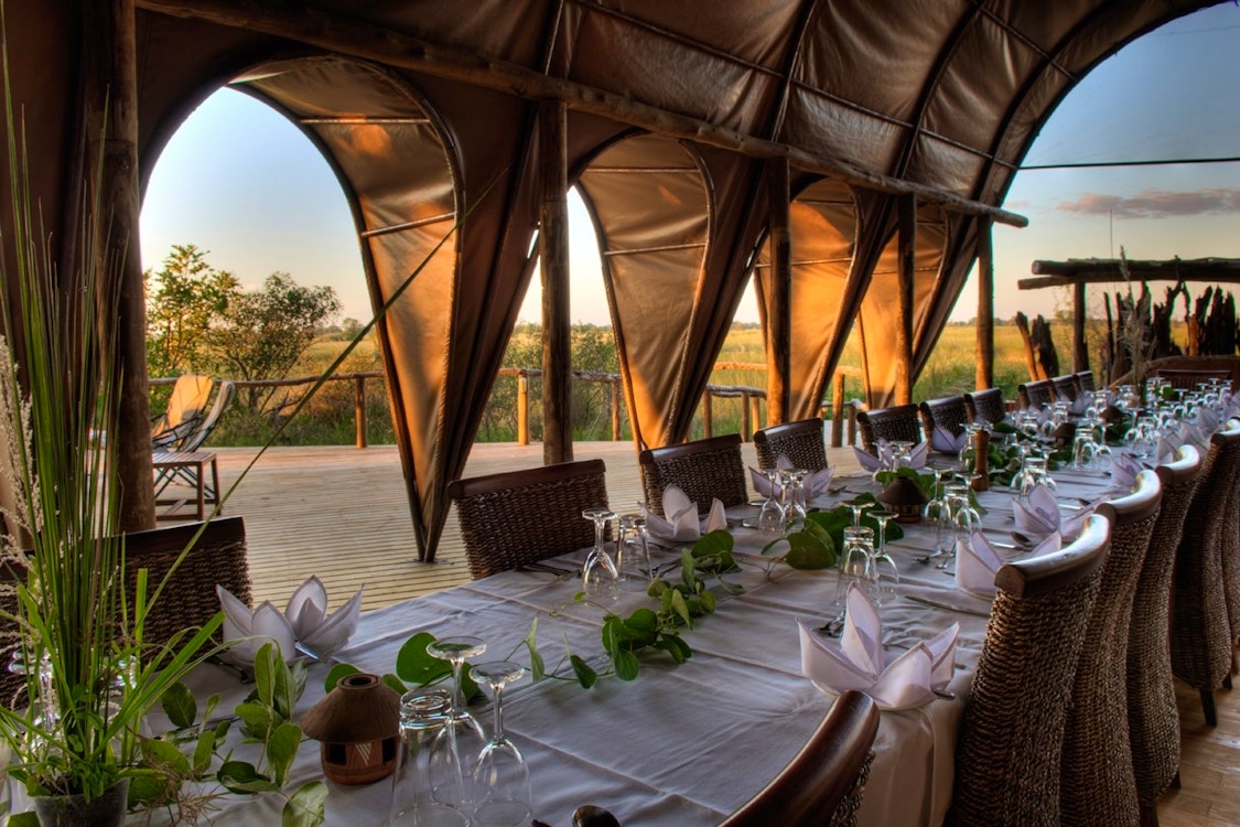 Dining Area at Okuti Camp