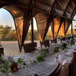 Dining Area at Okuti Camp
