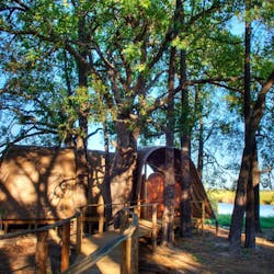 Exterior of Okuti Camp