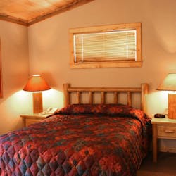 Bedroom at Red Cliffs Lodge, Utah