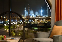 Evening Outdoor View of Ritz Carlton Abu Dhabi, Grand Canal