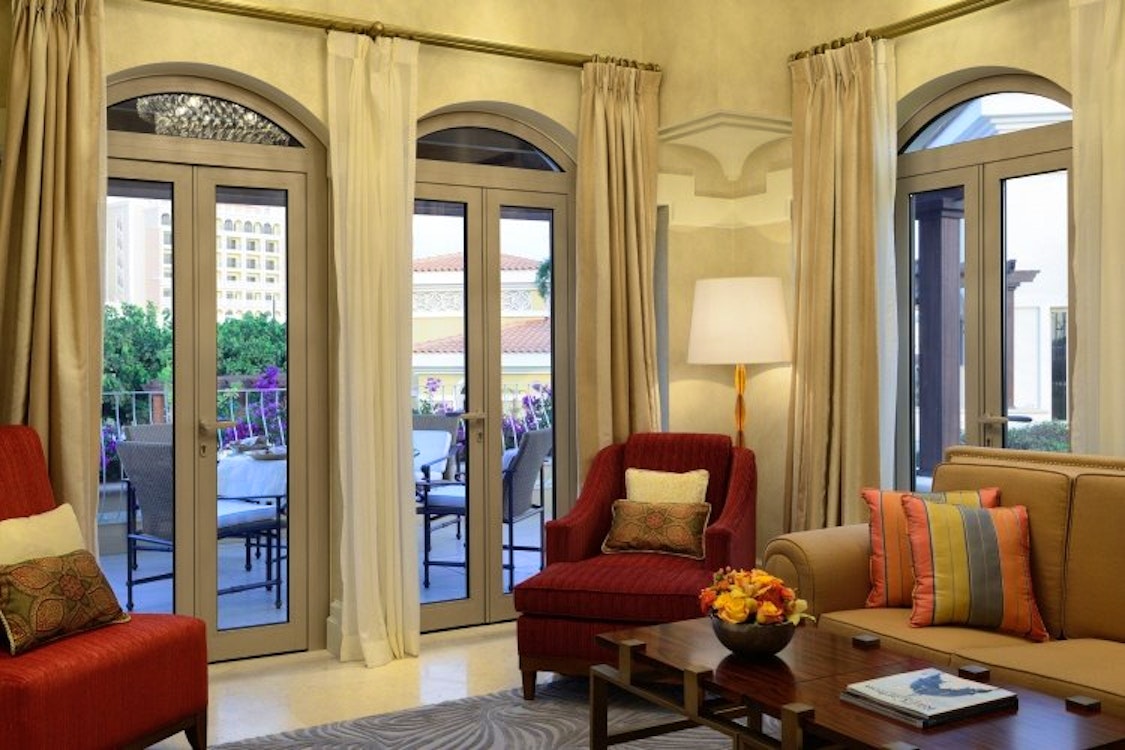 Villa Living Room at Ritz Carlton Abu Dhabi, Grand Canal