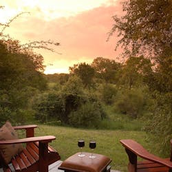 Private decking at Sabi Sabi Bush Lodge, South Africa