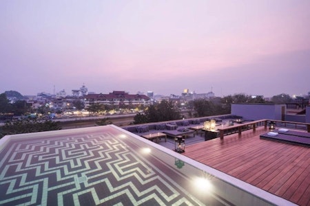 View from the rooftop at Sala Lanna Chiang Mai, Thailand